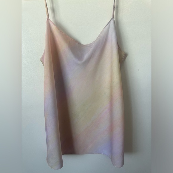 VINCE Marble-printed Rainbow camisole Size M - Picture 6 of 10